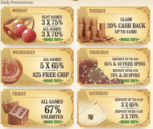 High Noon Daily Casino Bonus Codes